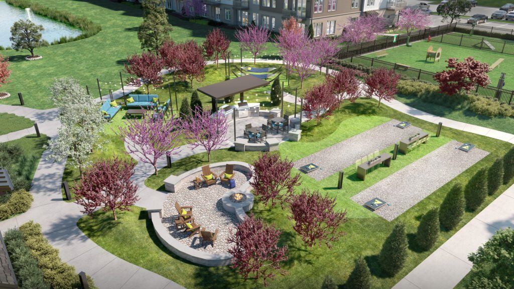 Courtyard With Sitting area